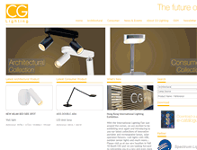 Tablet Screenshot of cglighting.com